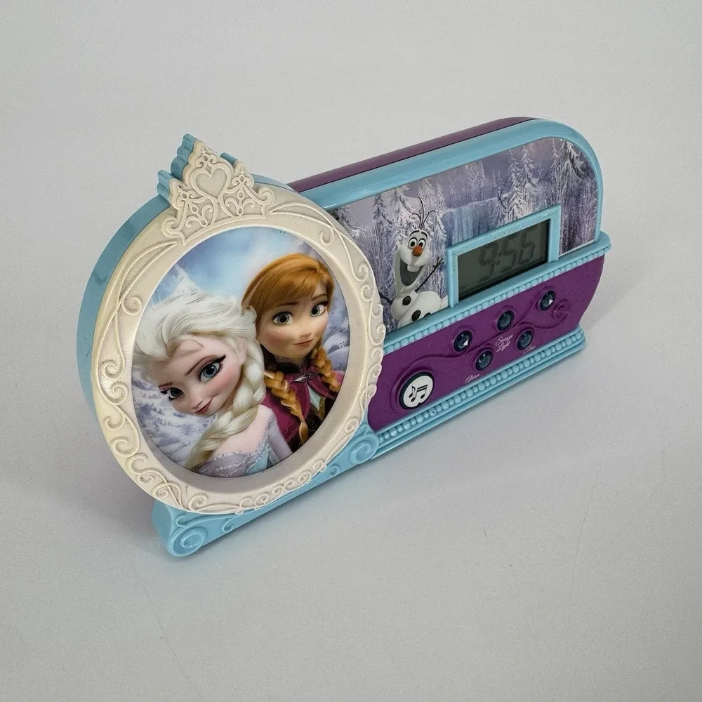 Disney Frozen‎ Musical Alarm Clock Kids Anna Elsa Olaf Let It Go Tested Working